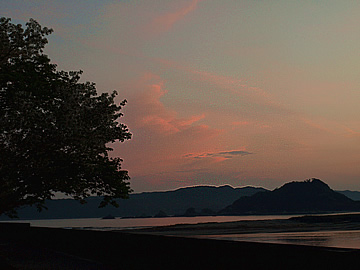 夕暮れの色