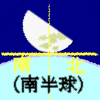 南半球月没