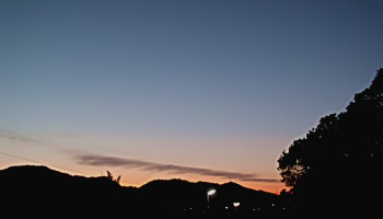 黄昏時